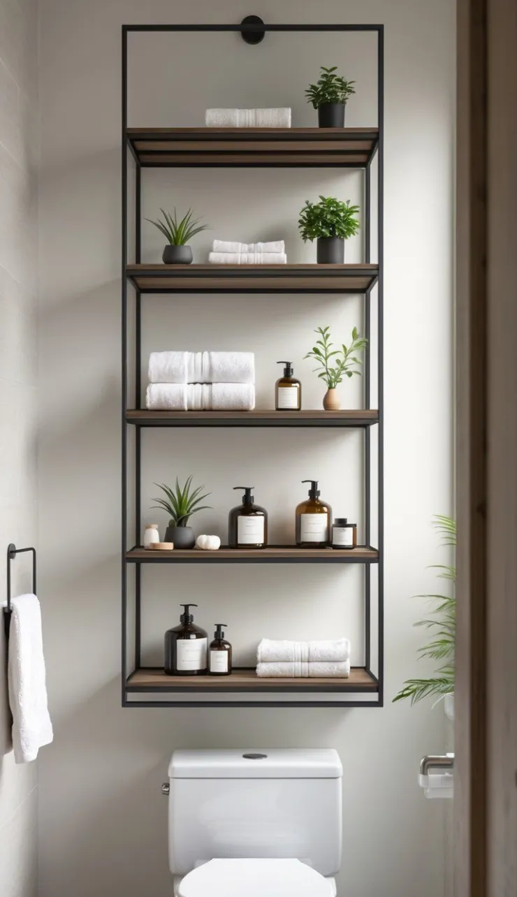 6 opciones para reemplazar repisas del baño por soluciones más limpias y elegantes