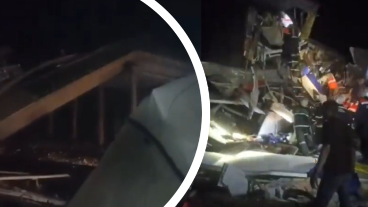 Cae puente sobre tren en Rusia; van 7 muertos
