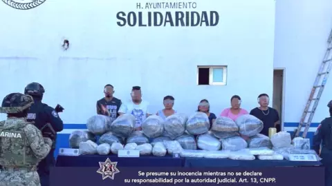 Detienen a personas por posesión de más de 90 kilos de droga