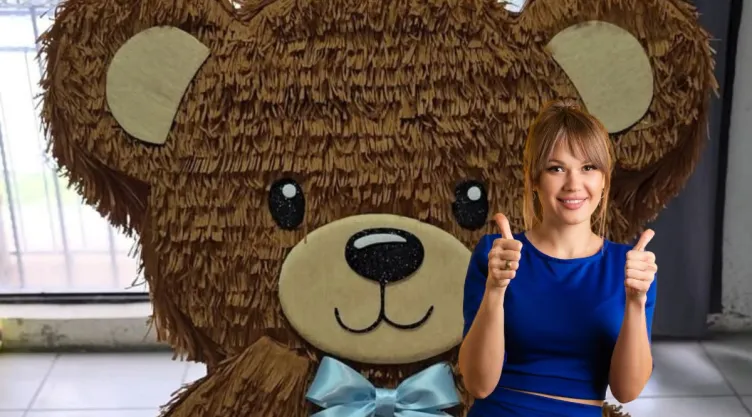 3 diseños de piñatas caseras de ositos, ideales para los cumpleaños infantiles