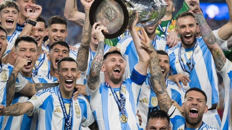 Lionel Messi y Argentina festejan la Copa América 2024