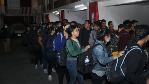 Migrantes Hotel Ecatepec