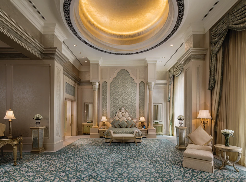 Dormitorio de la suite Palace.