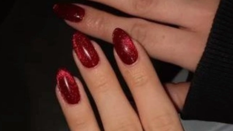 uñas largas para lucir en Año Nuevo