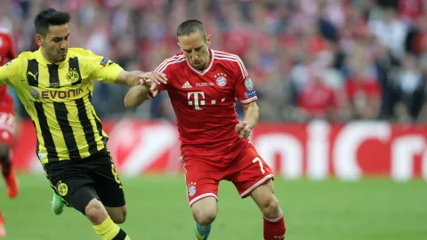 Gundogan Ribery Bayern Dortmund Champions League
