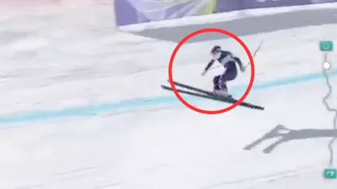 VIDEO Momento exacto del accidente de Lindsey Vonn tras caída durante los Juegos Olímpicos 2026