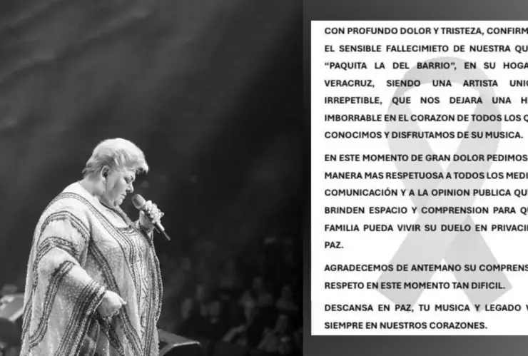 ¿De qué murió Paquita la del Barrio hoy 17 de febrero de 2025?