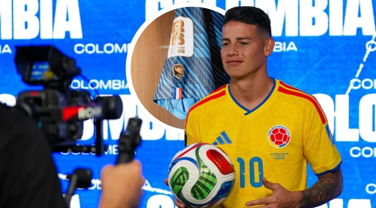 El parche que llevará James Rodríguez con Colombia