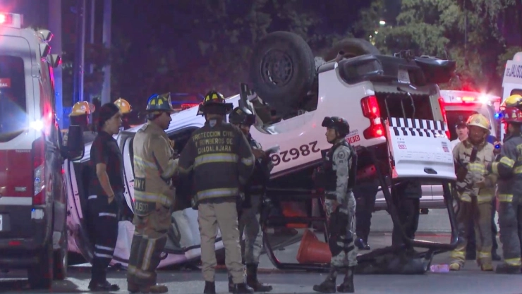 Zona Metropolitana de Guadalajara: Murió elemento de Guardia Nacional tras volcadura de camioneta