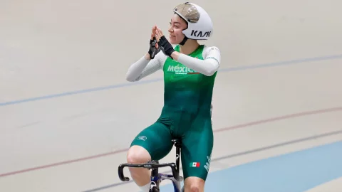 Yareli Acevedo ganó el oro en el Mundial de Ciclismo
