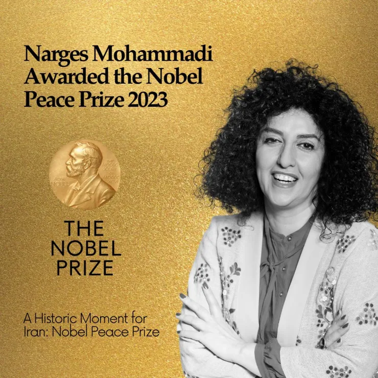 La activista Narges Mohammadi recibe el Premio Nobel de la Paz 2023 por su lucha en Irán