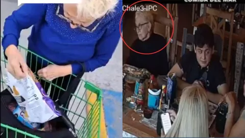 VIDEO: Descubren abuelita robando un supermercado; sería mamá de Lady Cucaracha