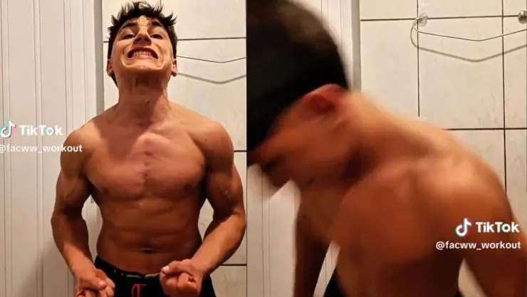 Se desmaya por presumir su cuerpo