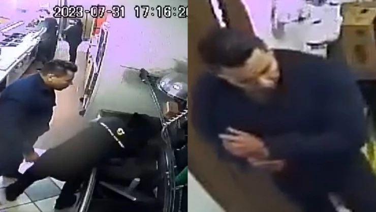 Hombre golpea a empleado Subway en SLP