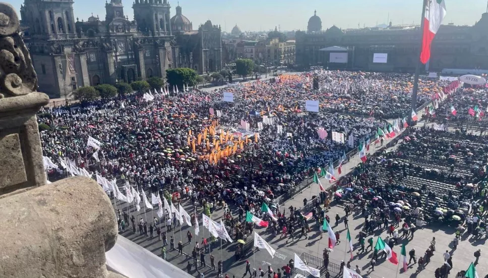Calles cerradas en la CDMX por Asamblea de Sheinbaum en el Zócalo