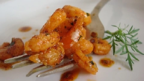 Camarones enchipotlados