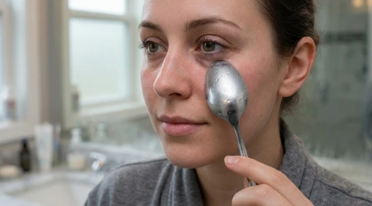 Cómo usar la cuchara para eliminar las ojeras