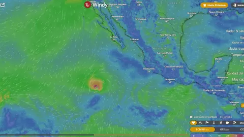 ruta en vivo huracan dora windy