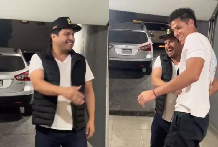 Julión Álvarez entran a una fiesta sin invitación