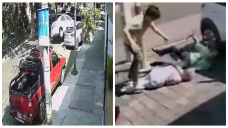Adultos mayores sufren brutal golpiza por agresivo conductor que provocó accidente en Colima| VIDEO