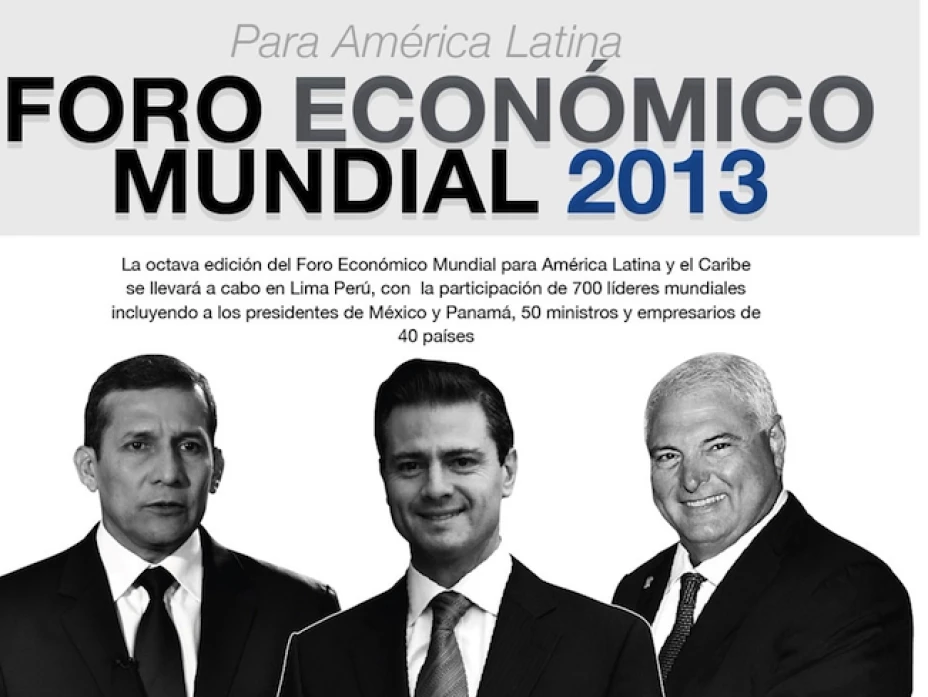 Enrique Peña Nieto participará en el Foro Económico Mundial para América Latina y El Caribe, que se realiza en Perú