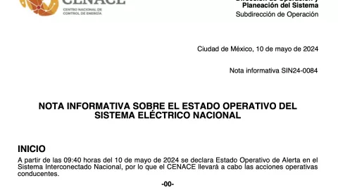 Alertan de intensos apagones HOY 10 de mayo a nivel nacional, ¿afectará a Jalisco?