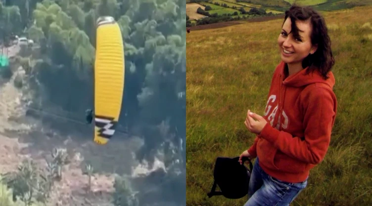 Testigos captaron en video el accidente de parapente en Colombia.