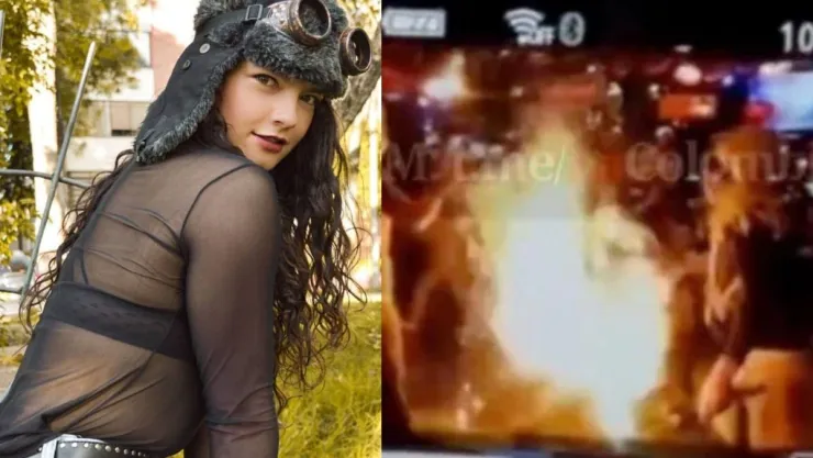 Laura Daniela Villamil, actriz se prende en fuego