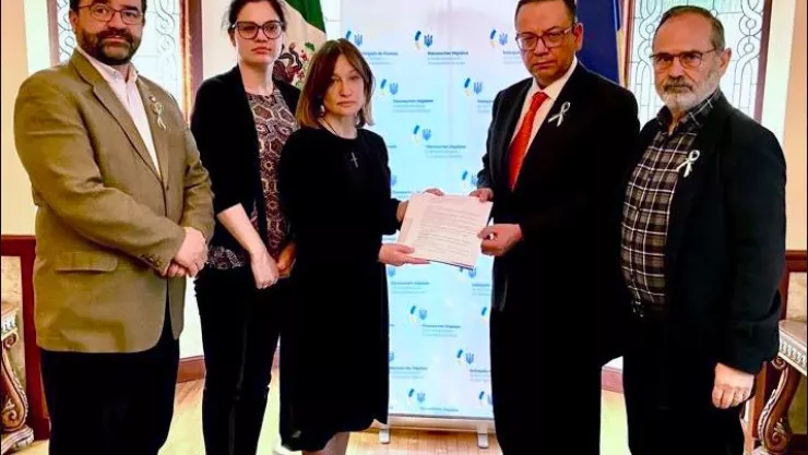 Legisladores de Ucrania piden apoyo con armamento a M&eacute;xico