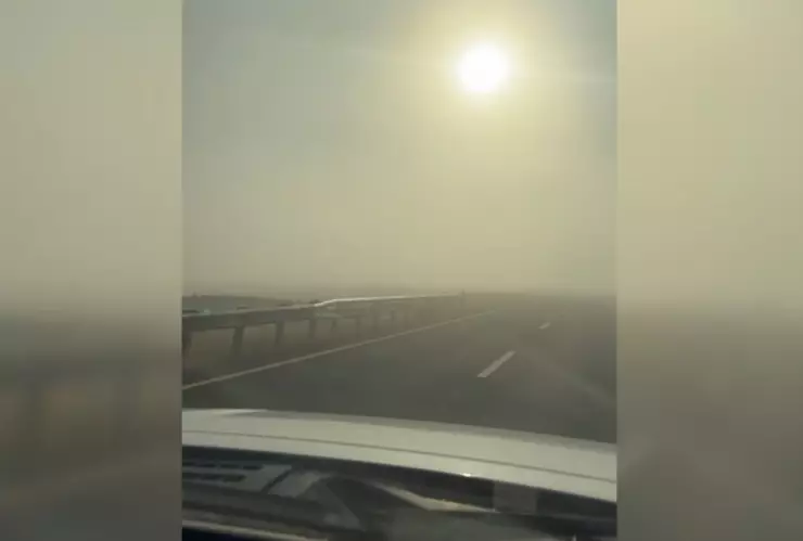 ¡Directo a Silent Hill! Extrema precauciones al circular por la Autopista a Morelia
