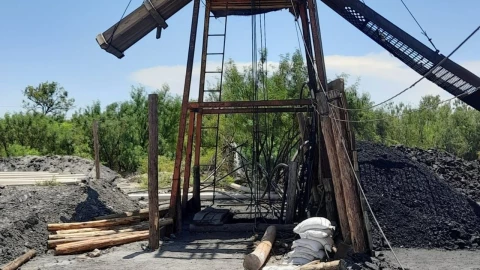 derrumbre Sabinas Coahuila mineros AMLO