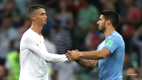 CRISTIANO RONALDO Y LUIS SUÁREZ