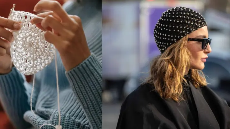 Gorros de crochet casquete Cómo tejer la prenda “o mesh hat” que está en tendencia este 2026.jpeg
