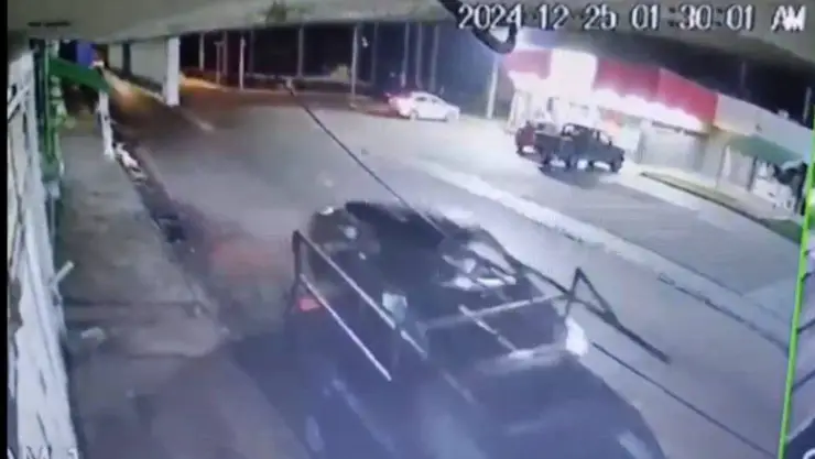 fuerte accidente bojorquez captado camara seguridad
