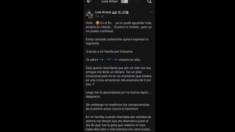 Mensaje que dejó el sujeto que aventó a joven a vías del Metro Hidalgo