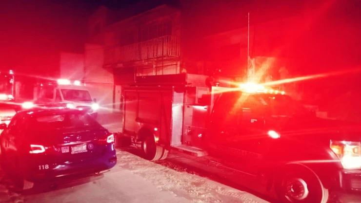 Incendio al interior de su domicilio