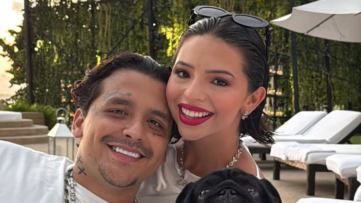 Christian Nodal y Ángela Aguilar