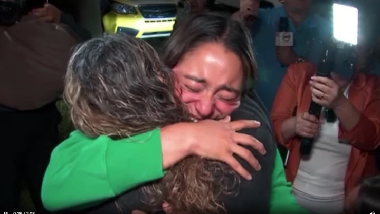 Ximena Arias Cristóbal, mexicana que regresa a casa tras ser liberada por ICE
