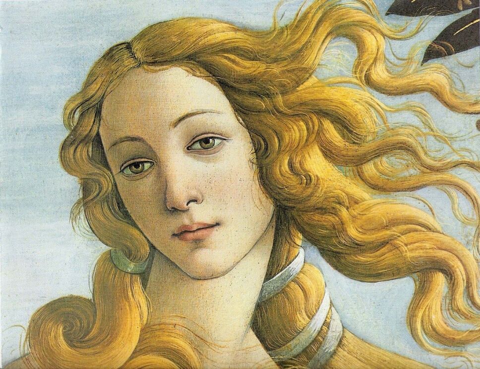 El Nacimiento de Venus de Boticelli Foto Especial