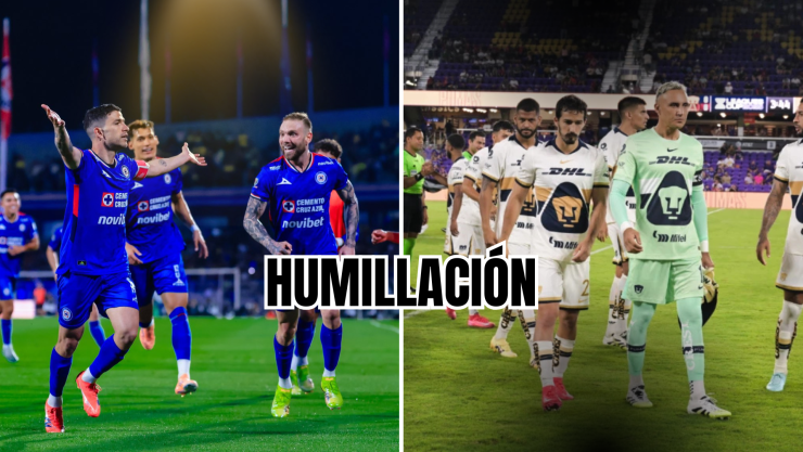 Cruz Azul humilla a Pumas tras la jornada 13 del Apertura 2025