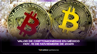 Valor de criptomonedas en México hoy, 15 de noviembre de 2025.webp