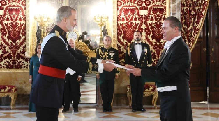 Quirino Ordaz Cartas Credenciales Felipe VI España