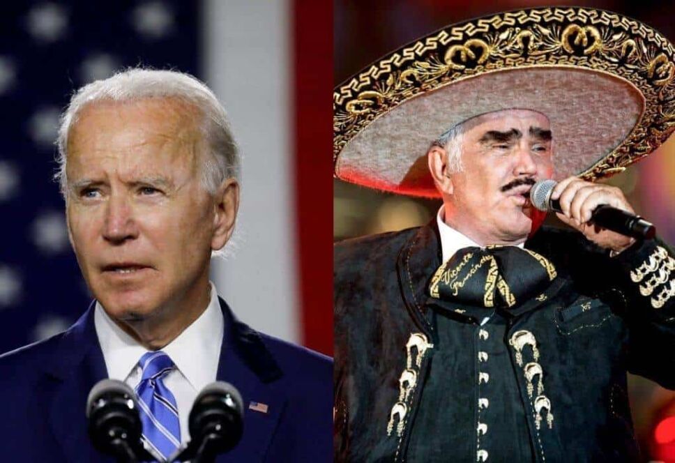 Joe Biden lamentó la muerte de Vicente Fernández