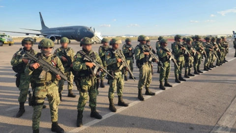 Fuerzas federales del Ejército llegan a Ciudad Juárez, Chihuahua