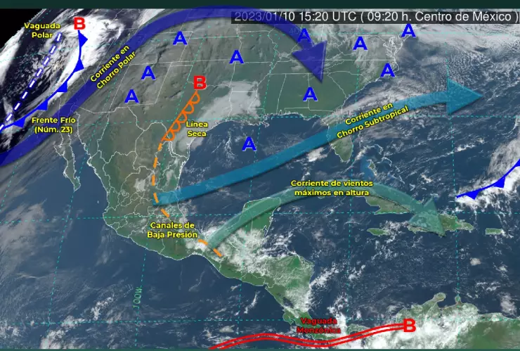 Clima hoy 11 de enero en Quintana Roo y campeche