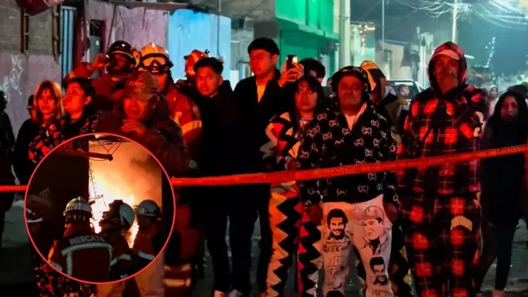 CDMX: En plena Navidad, cuete cae en una casa de Tláhuac y desata fuerte incendio