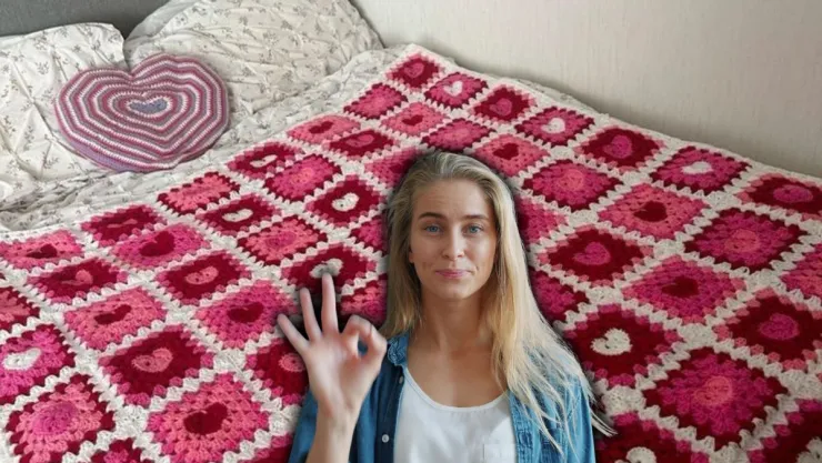 Paso a paso: cómo hacer una manta al crochet y reutilizar los hilos ya no usas