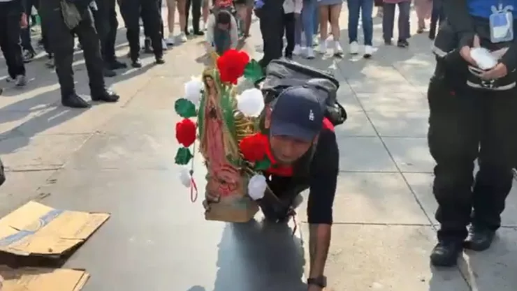Manda a la Virgen de Guadalupe: llegan peregrinos a la Basílica
