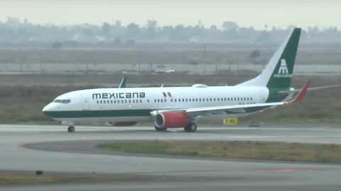 Primer vuelo de Mexicana de Aviación desde el AIFA