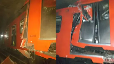 Choque de trenes en la Línea 3 del Metro CDMX deja un muerto